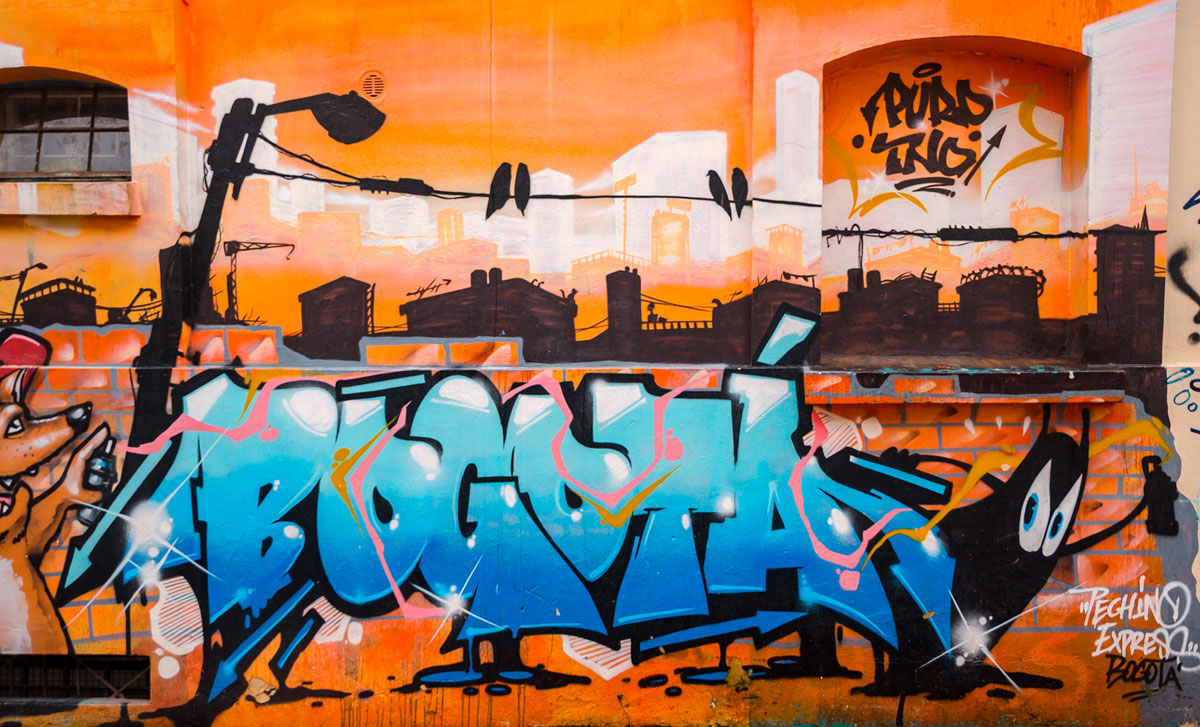 Bogota Wall Graffiti - Bogota