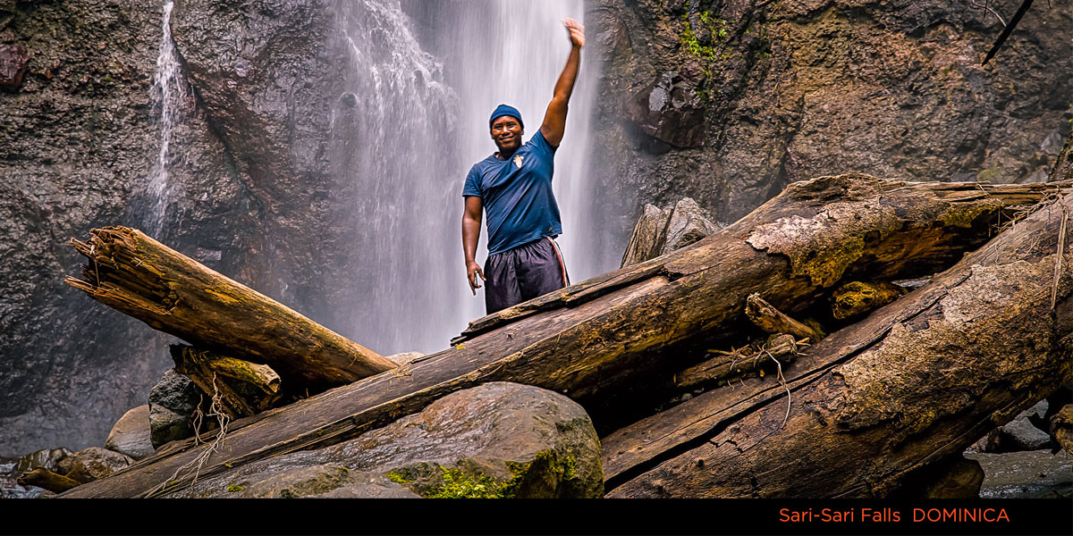 Sari Sari Falls Dominica