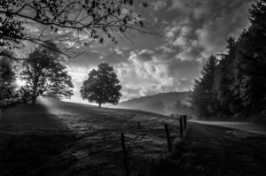 Blue-Ridge Parkway by Blowing Rock, North Carolina