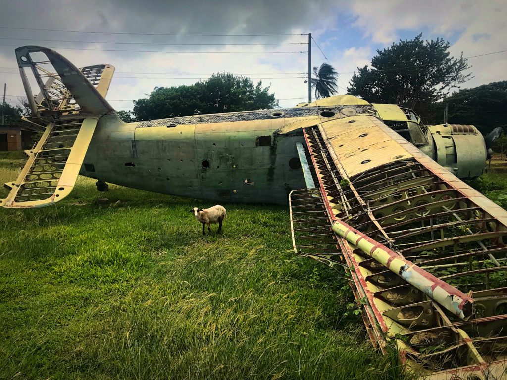 Plane Relic, Pearls Airport, Grenada