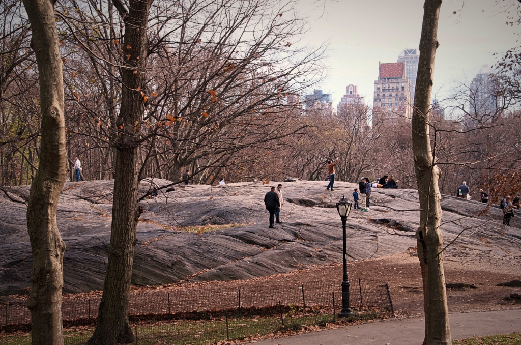 Umpire Rock in Central Park