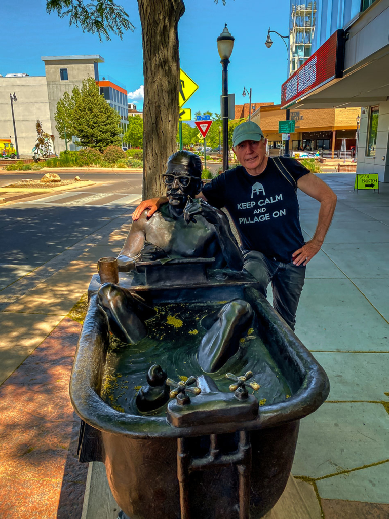Dalton Trumbo in Bathtub Sculpture, Grand Junction