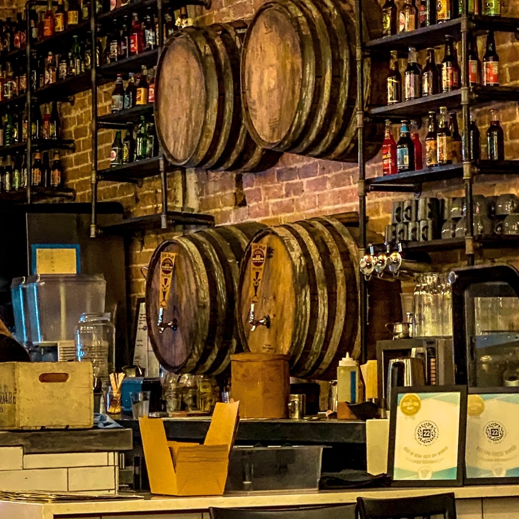 Non-alcoholic Kegs on Wall - Provo, UT